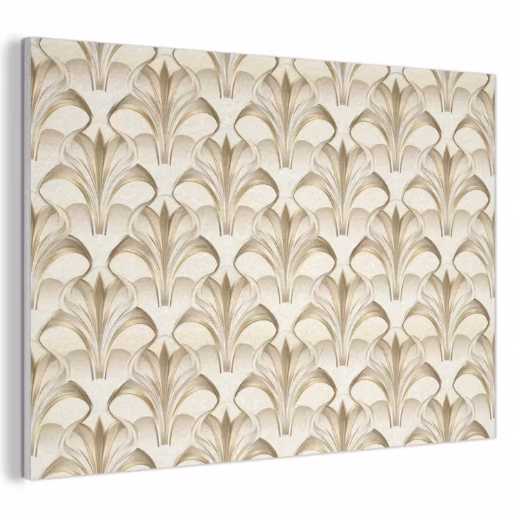 Akoestisch schilderij - Ornament - Barok - Goud — 1