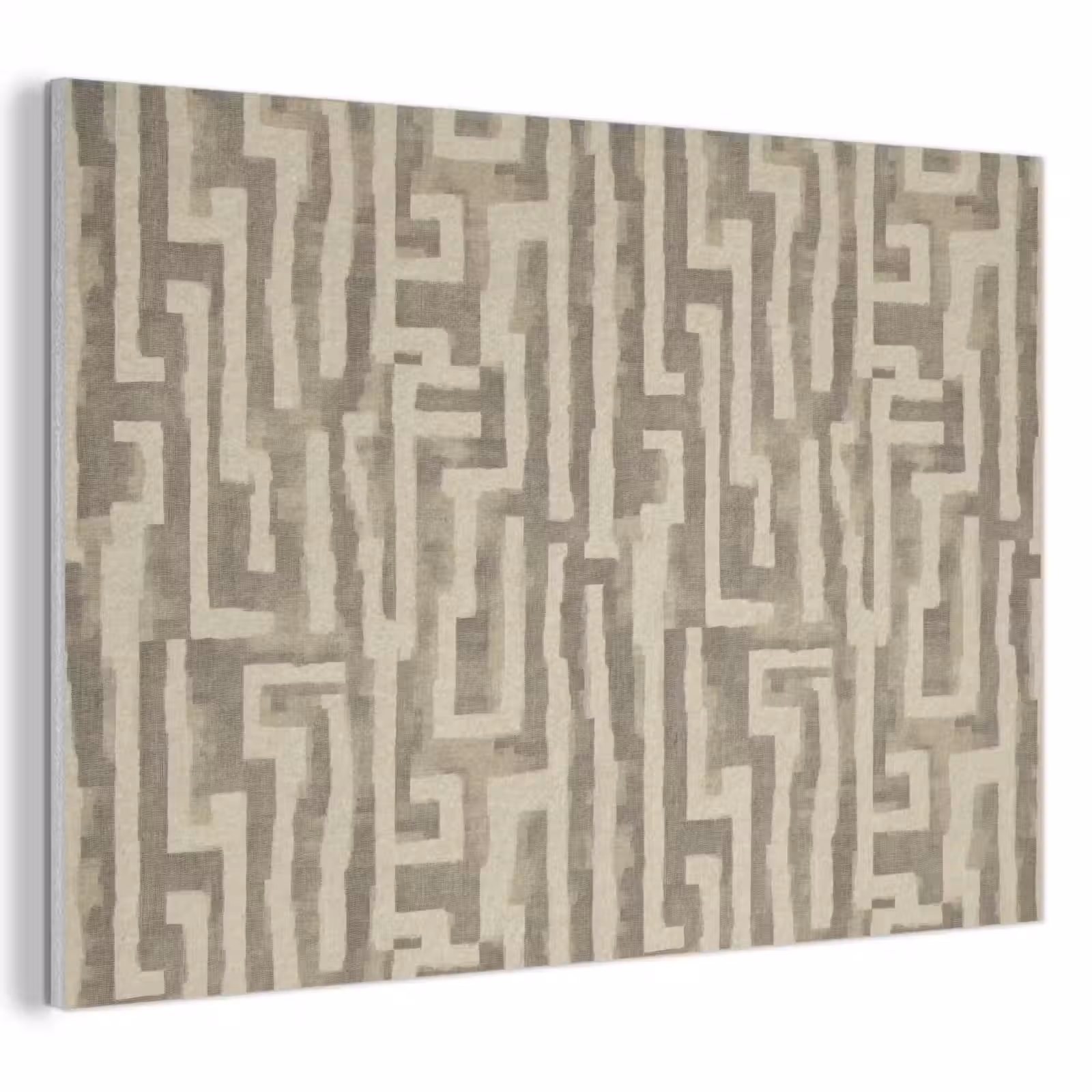 Akoestisch schilderij - Abstract - Geometrisch - Groen — 1