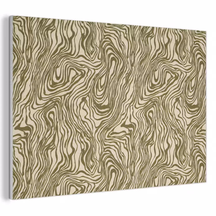 Akoestisch schilderij - Abstract - Marmer - Groen — 1