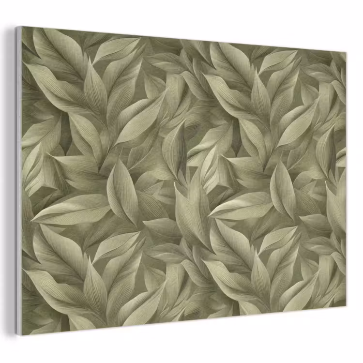 Akoestisch schilderij - Bladeren - Modern - Groen — 1