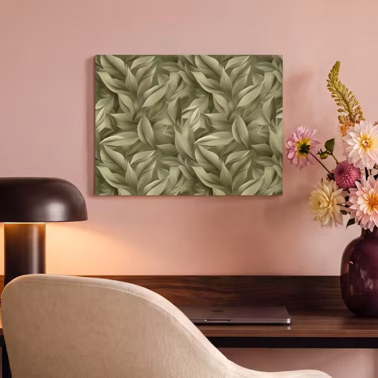 Akoestisch schilderij - Bladeren - Modern - Groen — 4