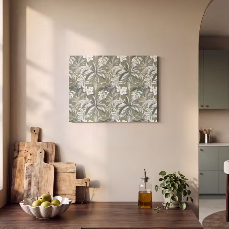 Akoestisch schilderij - Botanisch - Bloemen - Groen — 3