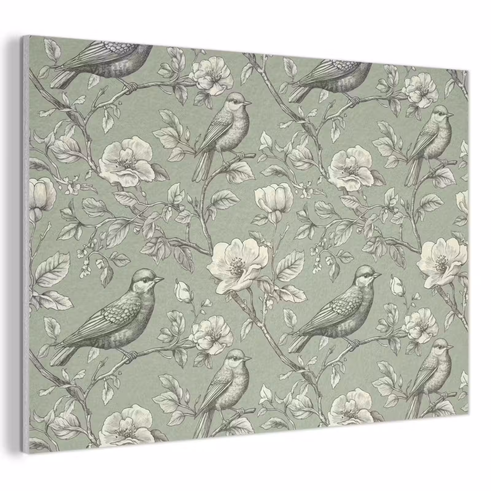 Akoestisch schilderij - Klassiek - Botanisch - Groen — 1