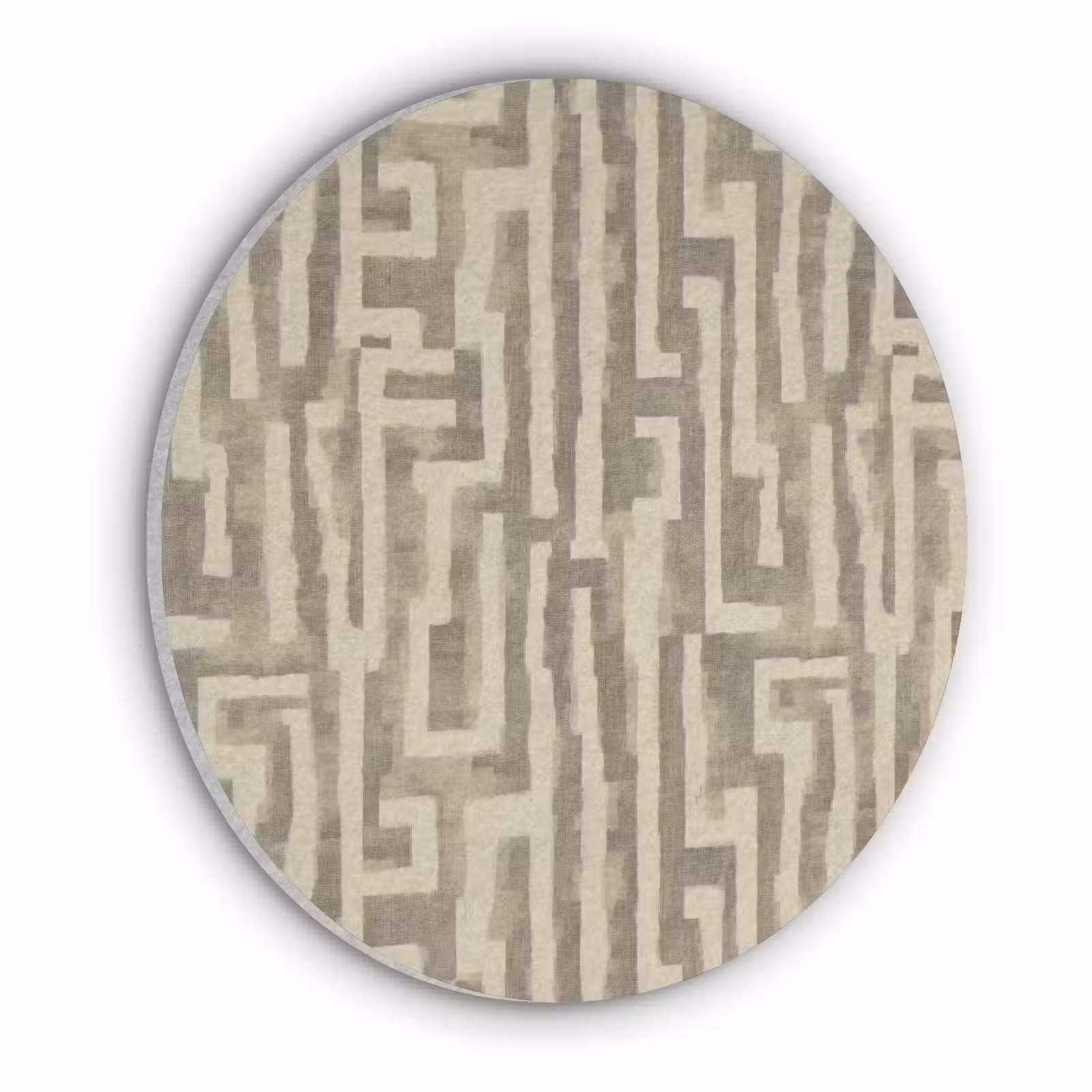 Akoestisch schilderij rond - Abstract - Geometrisch - Groen — 1