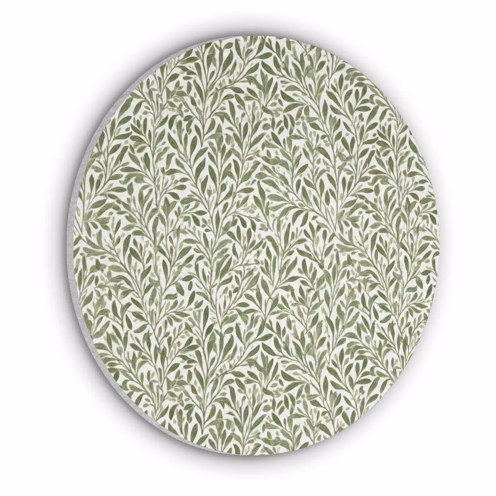 Akoestisch schilderij rond - Botanisch - Takken - Groen — 1