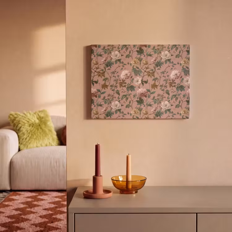 Akoestisch schilderij - Bloemen - Klassiek - Roze — 2