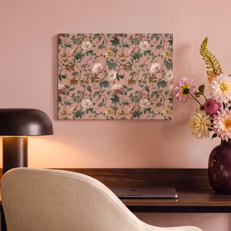Akoestisch schilderij - Bloemen - Klassiek - Roze — 4