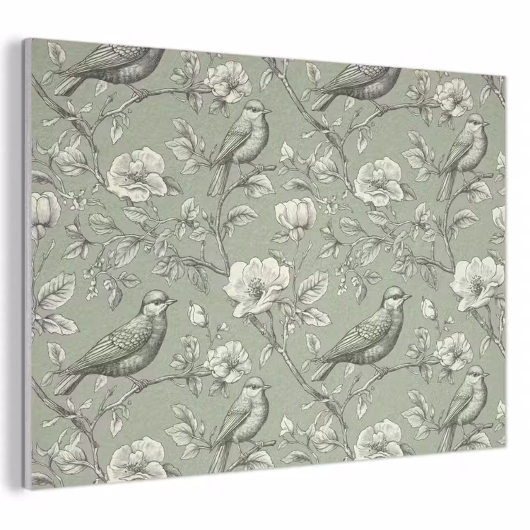 Akoestisch schilderij - Klassiek - Botanisch - Groen — 1