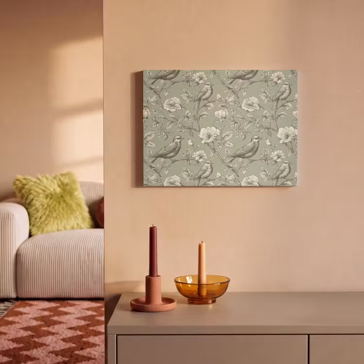 Akoestisch schilderij - Klassiek - Botanisch - Groen — 2