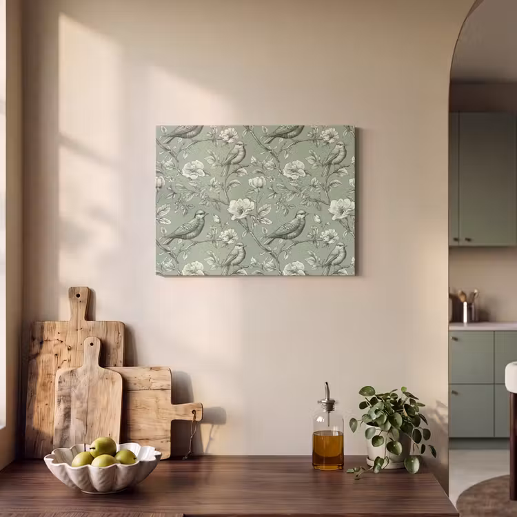 Akoestisch schilderij - Klassiek - Botanisch - Groen — 3