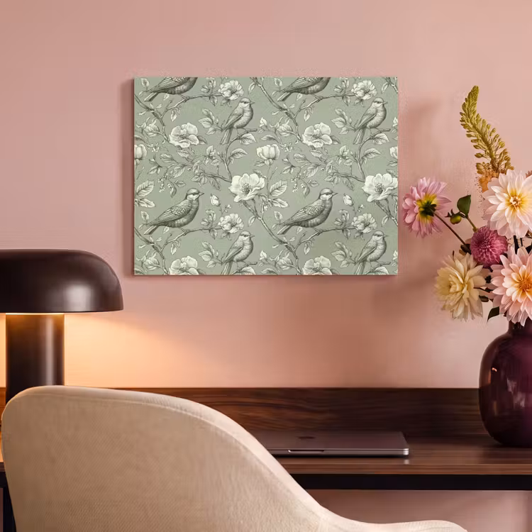 Akoestisch schilderij - Klassiek - Botanisch - Groen — 4