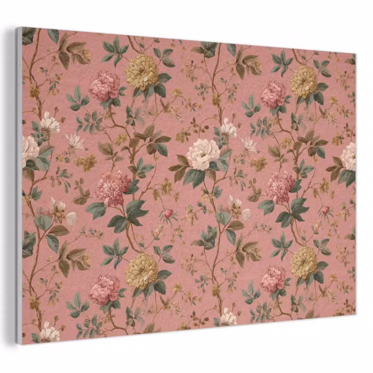 Akoestisch schilderij - Klassiek - Botanisch - Roze — 1