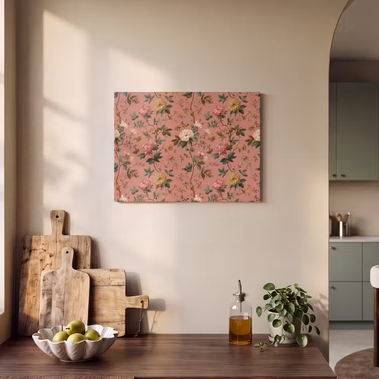Akoestisch schilderij - Klassiek - Botanisch - Roze — 3