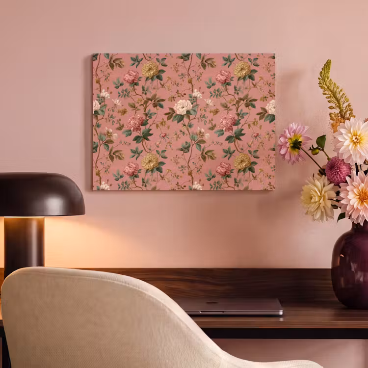 Akoestisch schilderij - Klassiek - Botanisch - Roze — 4