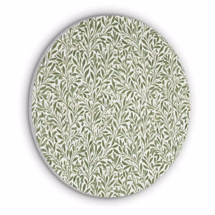 Akoestisch schilderij rond - Botanisch - Takken - Groen — 1