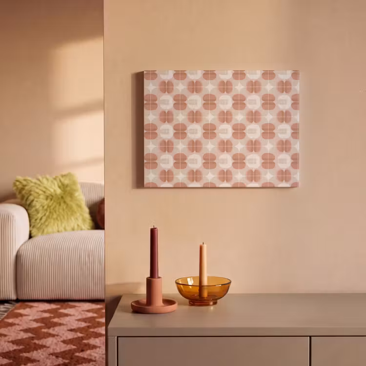 Akoestisch schilderij - Retro - Klassiek - Roze — 2