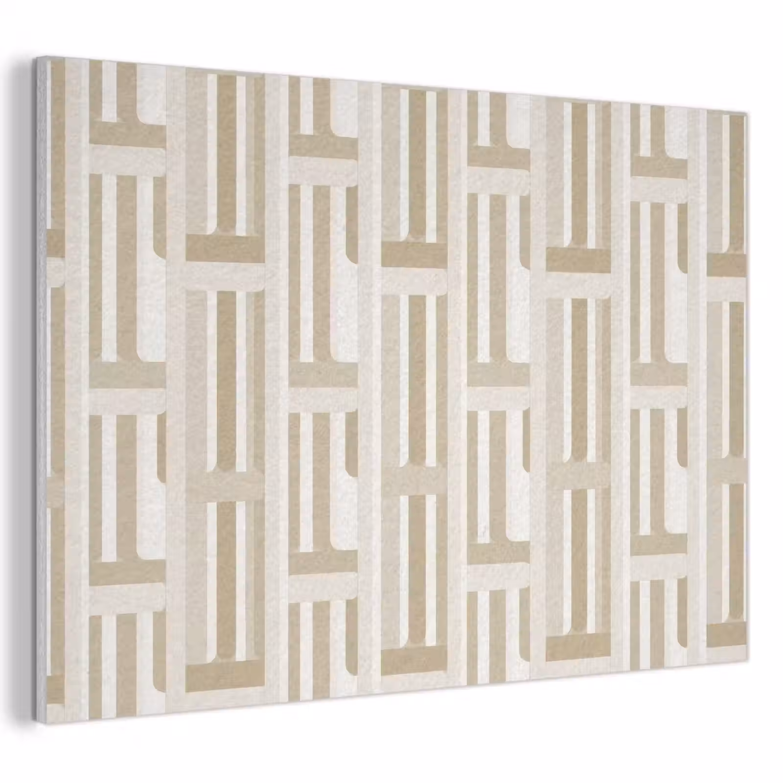 Akoestisch schilderij - Modern - Geometrisch - Beige — 1