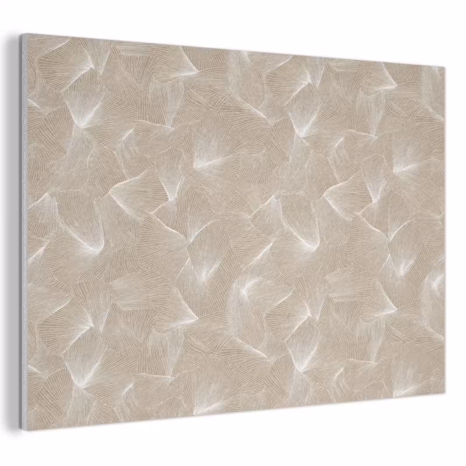 Akoestisch schilderij - Organisch - Textuur - Beige — 1