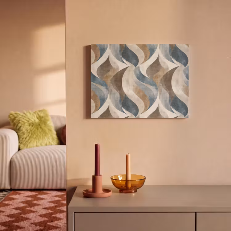 Akoestisch schilderij - Abstract - Golven - Kleurrijk — 2