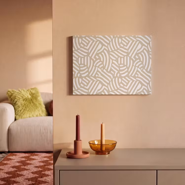 Akoestisch schilderij - Abstract - Modern - Beige — 2