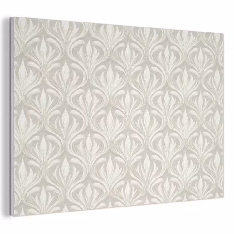 Akoestisch schilderij - Barok - Patroon - Beige — 1