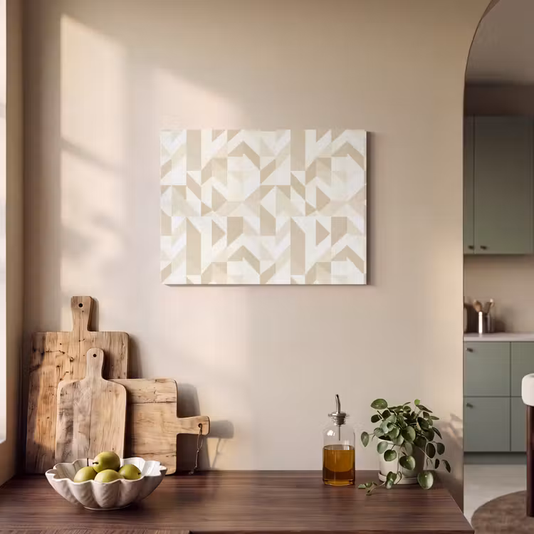 Akoestisch schilderij - Modern - Abstract - Beige — 3