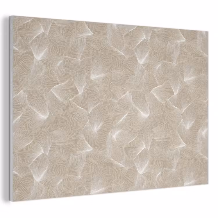 Akoestisch schilderij - Organisch - Textuur - Beige — 1