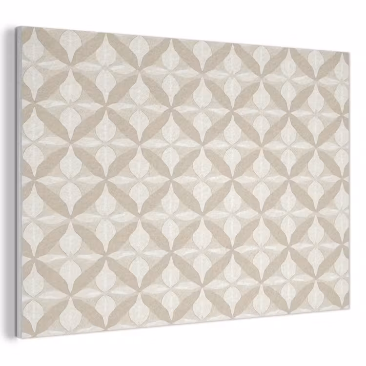 Akoestisch schilderij - Patroon - Klassiek - Beige — 1