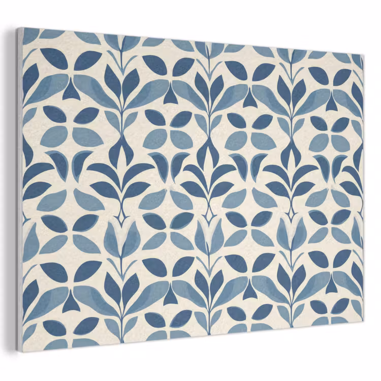 Akoestisch schilderij - Flora - Modern - Blauw — 1