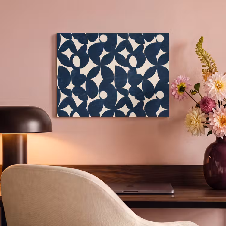 Akoestisch schilderij - Modern - Geometrisch - Blauw — 4