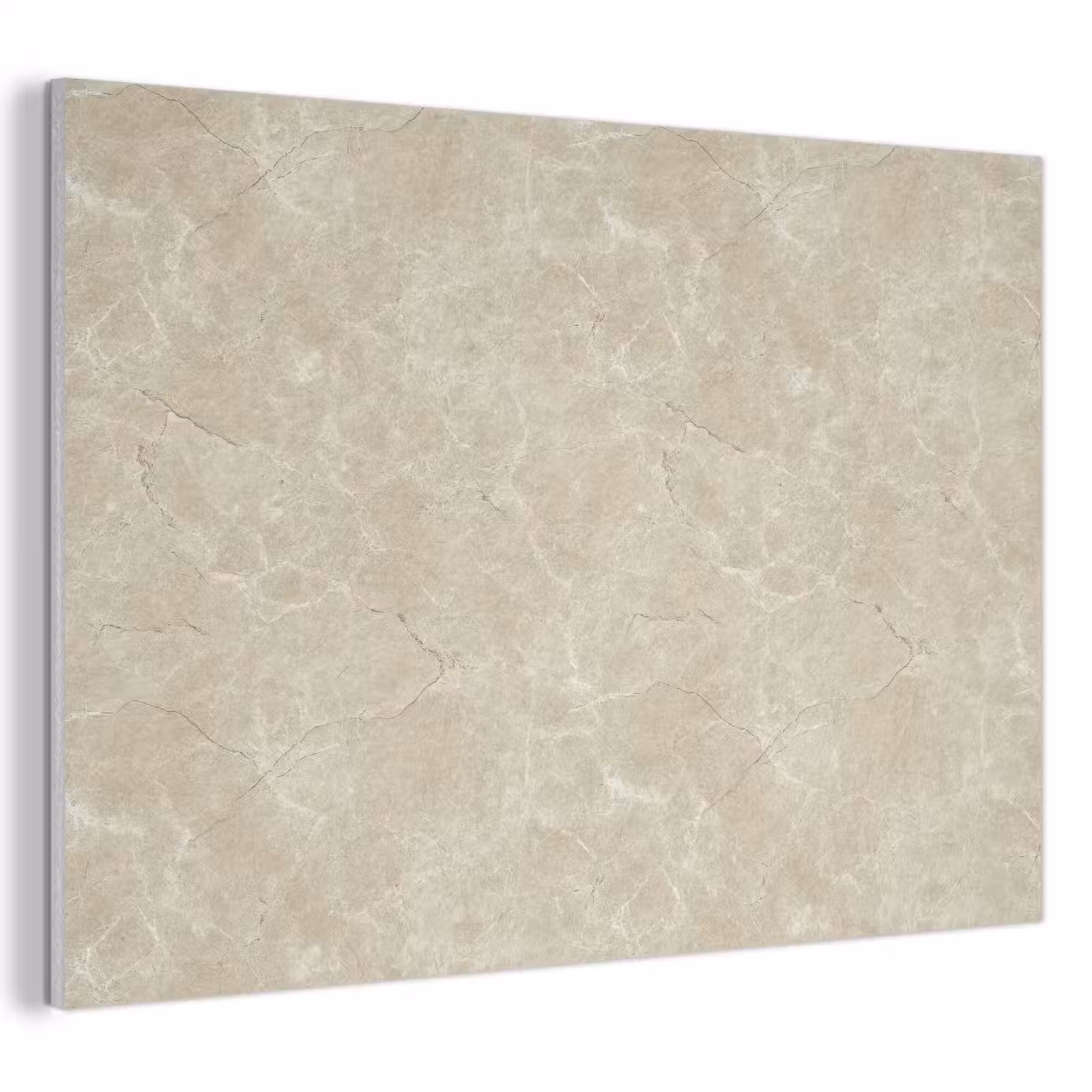 Akoestisch schilderij - Lichtbeige - Marmer - Diffusie adering — 1