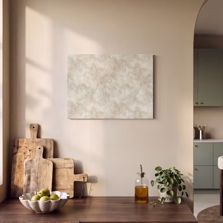 Akoestisch schilderij - Beige - Reliëfstructuur - Natuursteen — 3