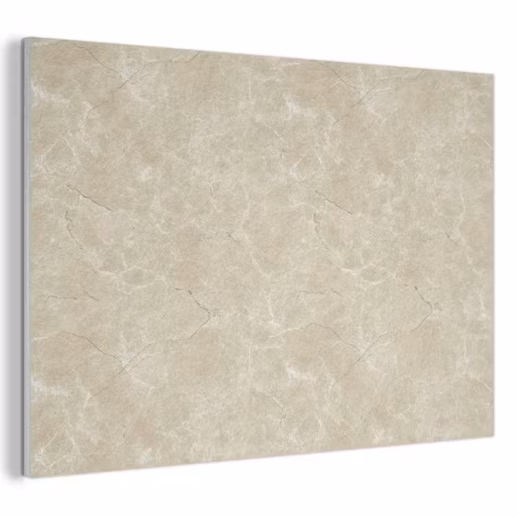 Akoestisch schilderij - Lichtbeige - Marmer - Diffusie adering — 1