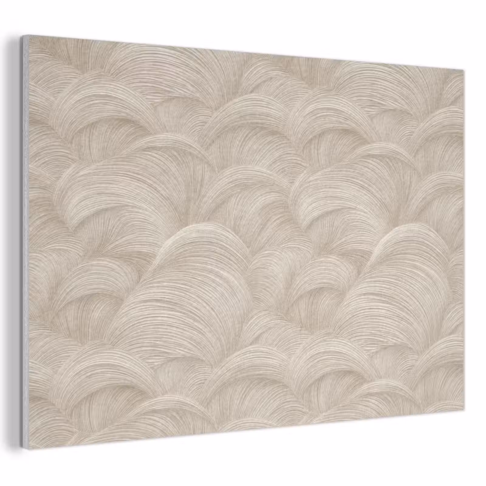 Akoestisch schilderij - Bogen - Patroon - Beige — 1