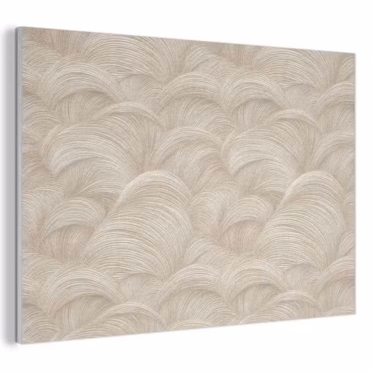 Akoestisch schilderij - Bogen - Patroon - Beige — 1