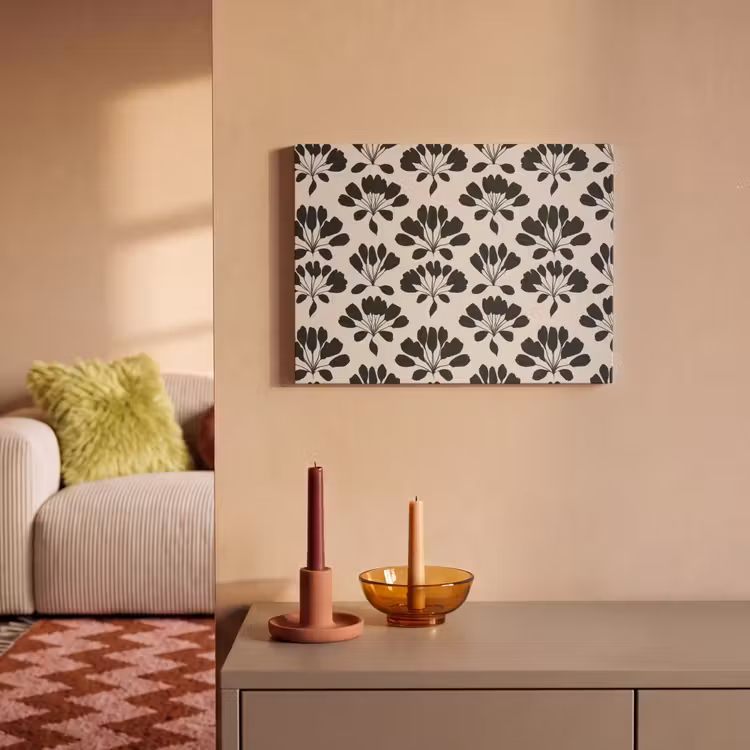 Akoestisch schilderij - Abstract - Patroon - Zwart — 2
