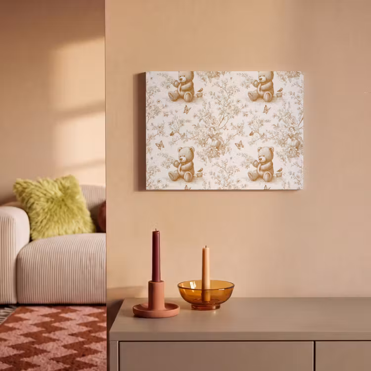 Akoestisch schilderij - Beer - Tijdloos - Bruin — 2