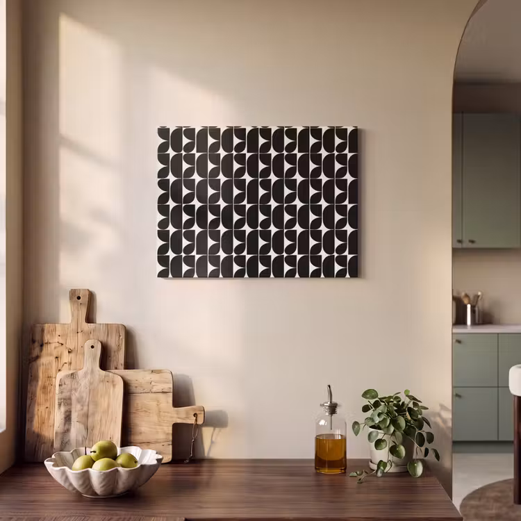 Akoestisch schilderij - Modern - Geometrisch - Zwart — 3