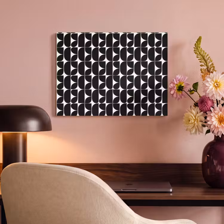 Akoestisch schilderij - Modern - Geometrisch - Zwart — 4
