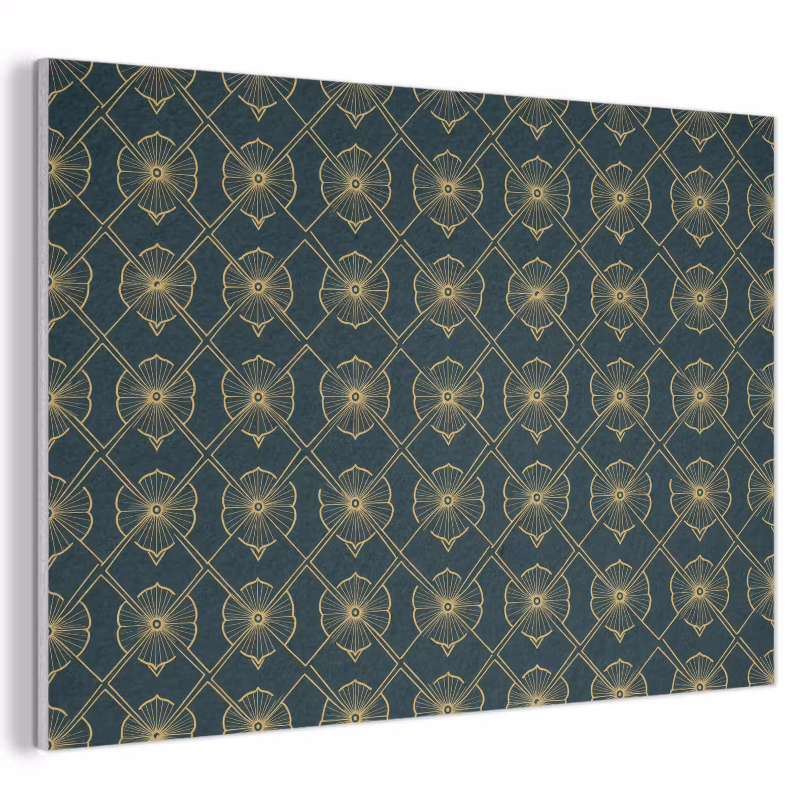Akoestisch schilderij - Geometrisch - Elegant - Groen — 1