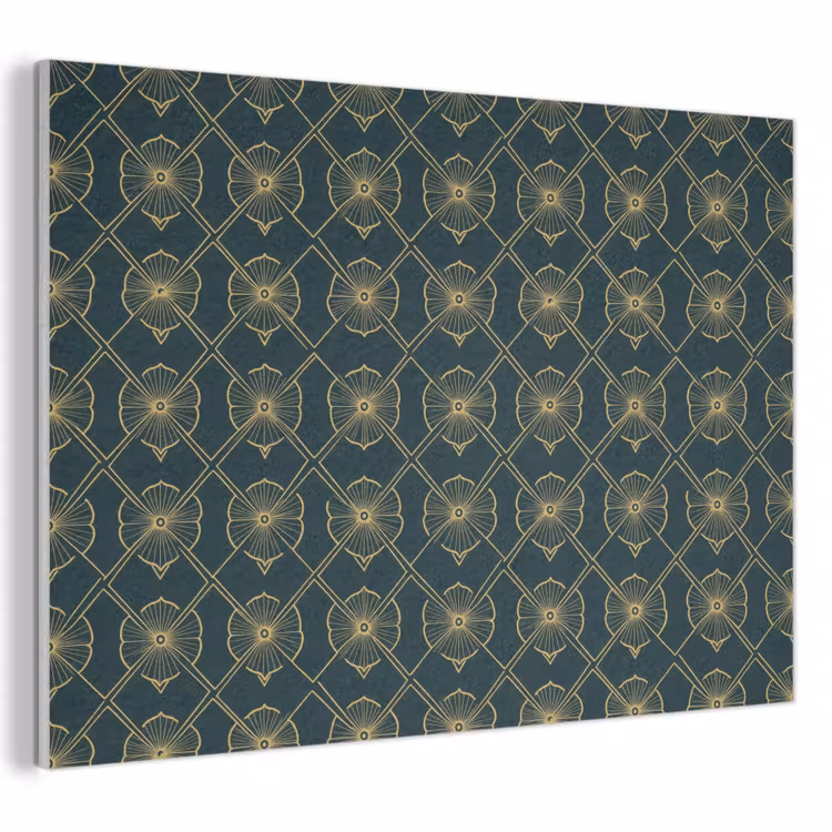 Akoestisch schilderij - Geometrisch - Elegant - Groen — 1