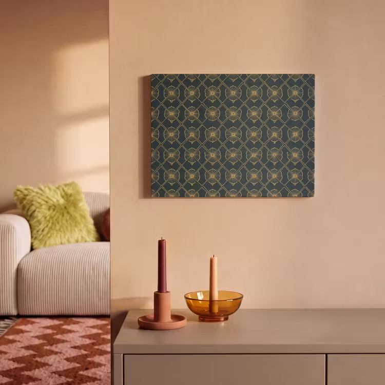 Akoestisch schilderij - Geometrisch - Elegant - Groen — 2