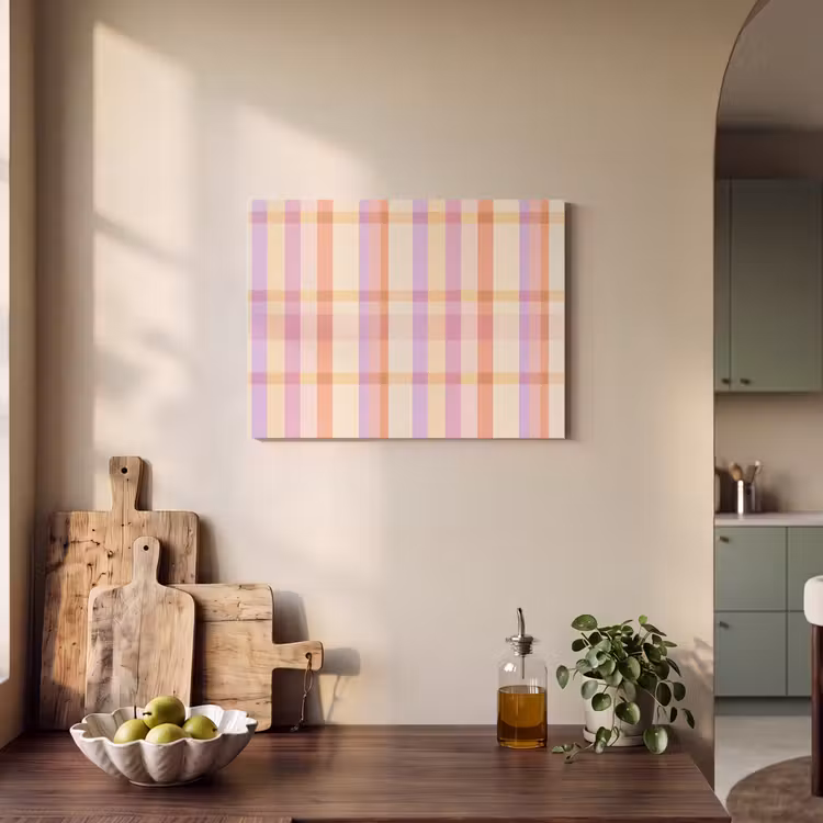 Akoestisch schilderij - Pastel - uitpatroon - Geometrisch — 3