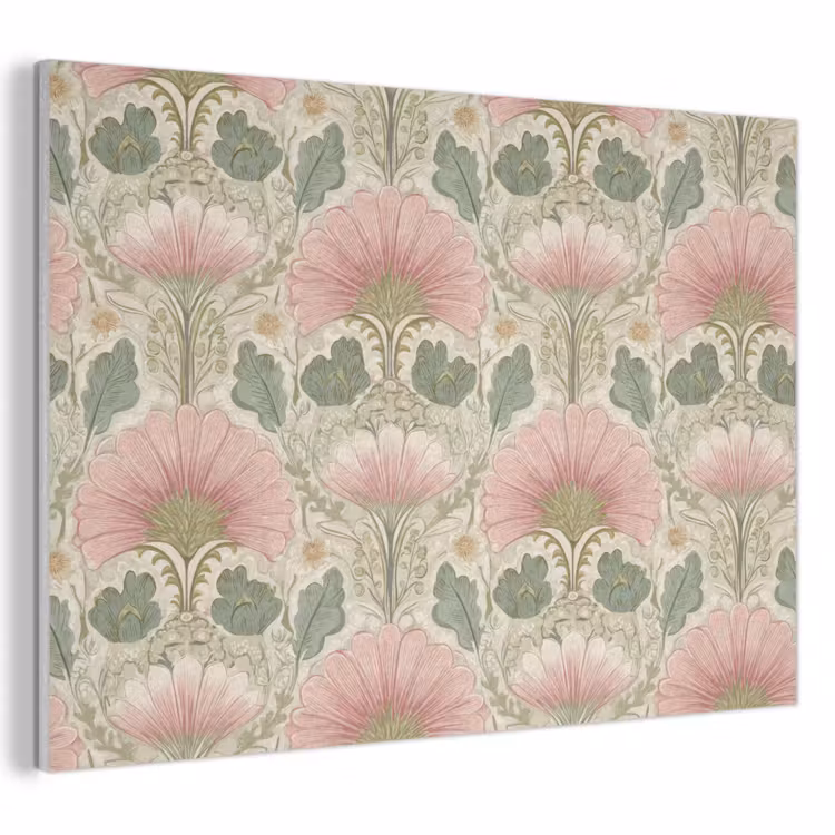 Akoestisch schilderij - Klassiek - Patroon - Roze — 1