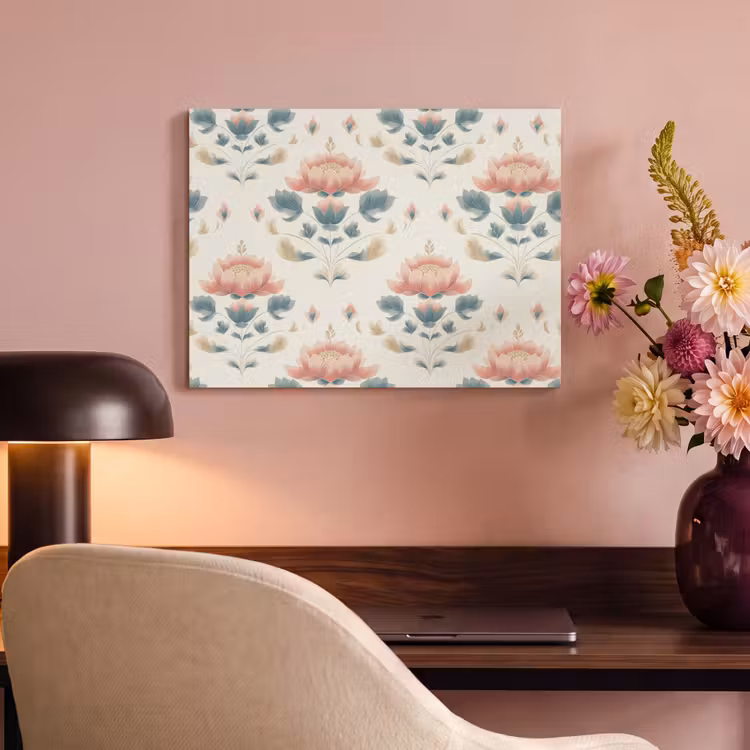Akoestisch schilderij - Lotus - Bloemen - Roze — 4