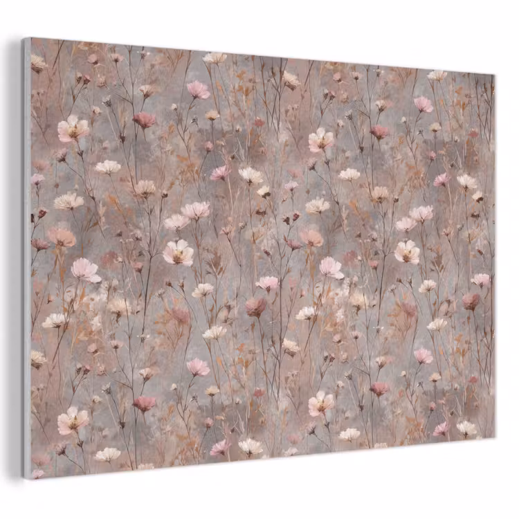 Akoestisch schilderij - Bloemen - Wild - Pastel — 1