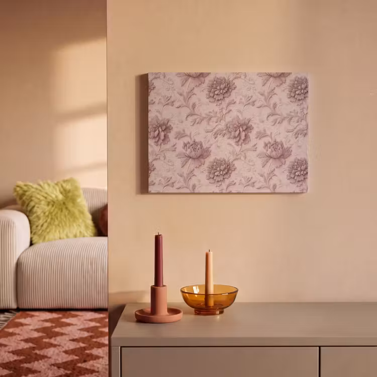 Akoestisch schilderij - Reliëf - Pioenrozen - Roze — 2