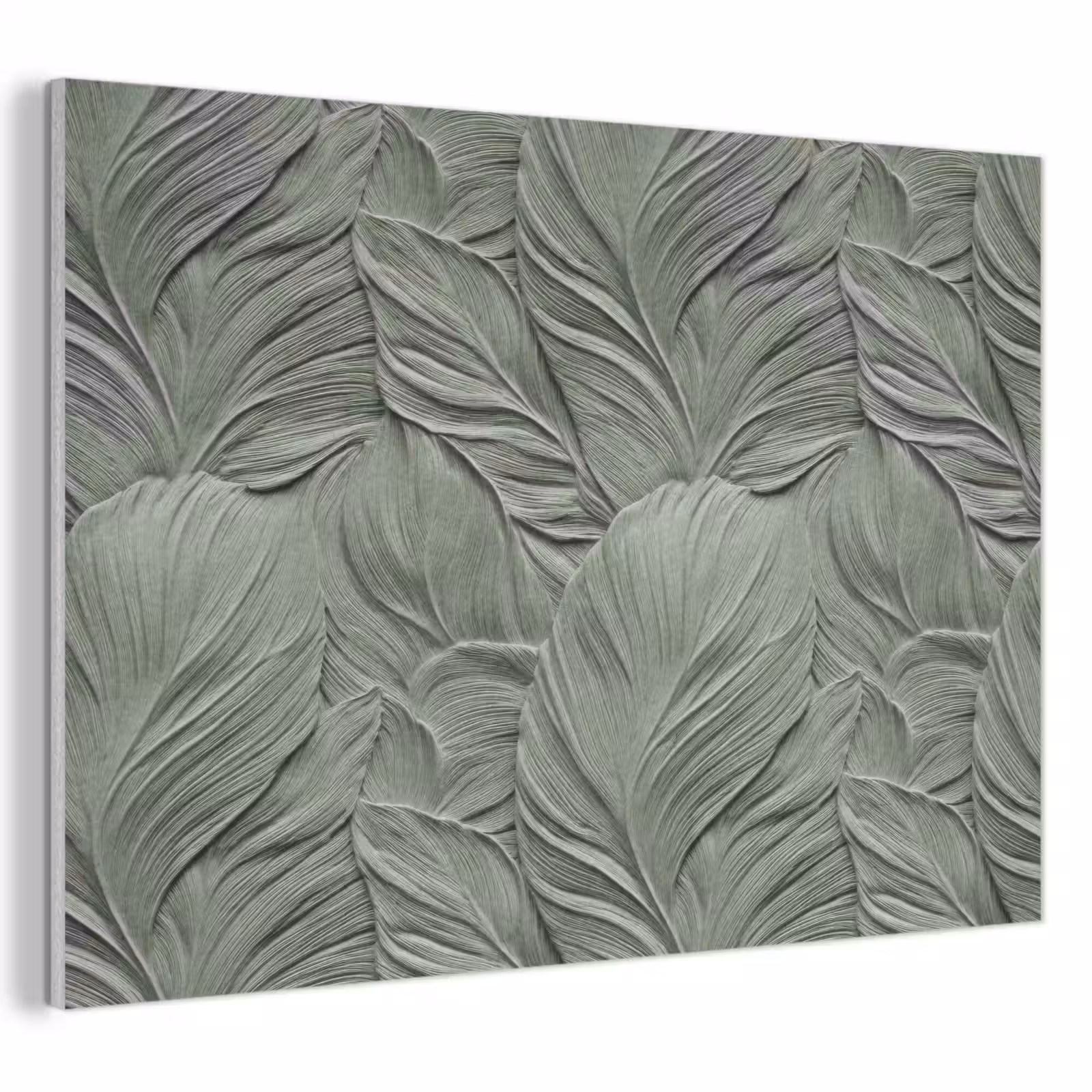 Akoestisch schilderij - Bladeren - Textuur - Groen — 1