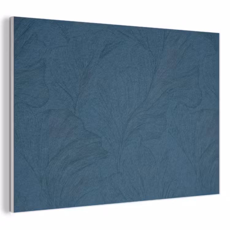 Akoestisch schilderij - Abstract - Patroon - Donkerblauw - Elegant — 1