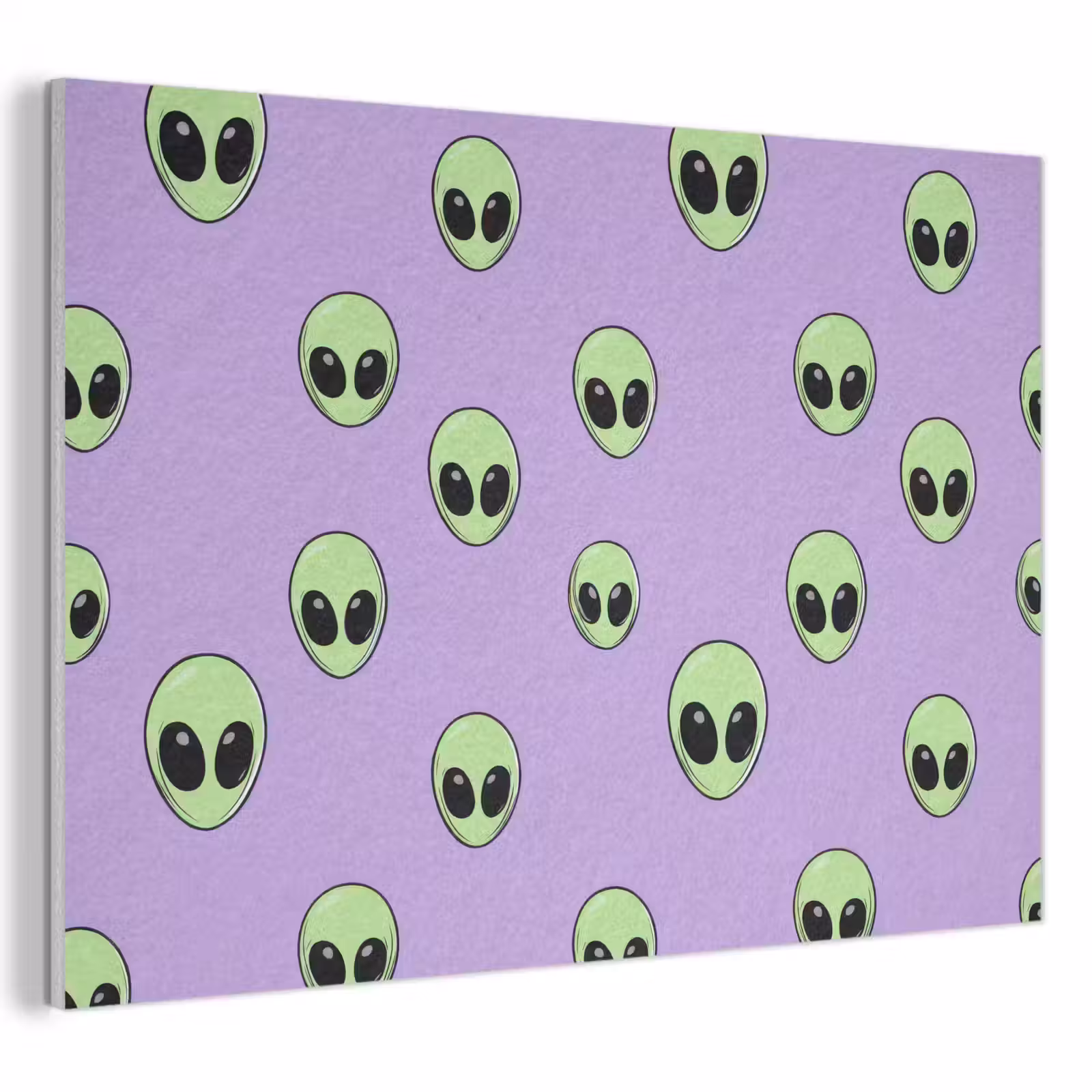 Akoestisch schilderij - Alien - Retro - Lila — 1